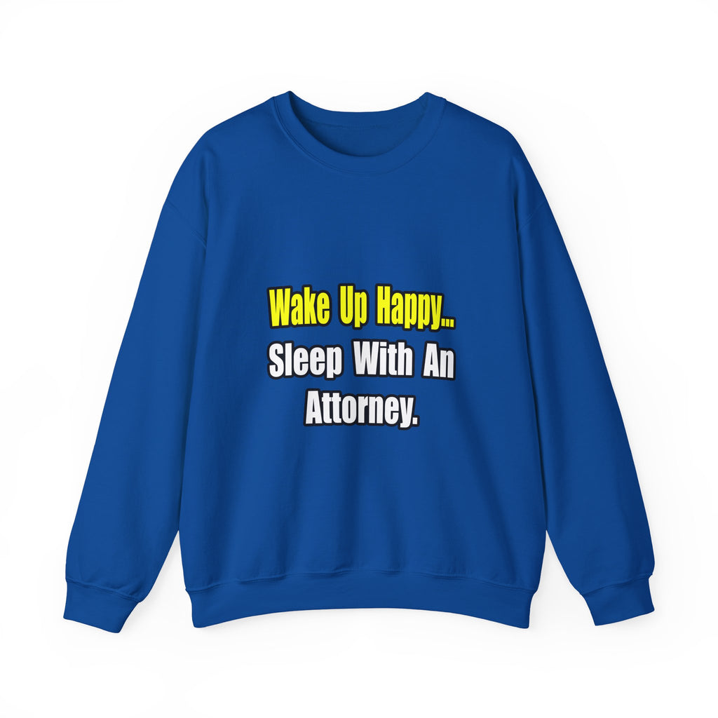Sleep With Attorney - Unisex Heavy Blend™ Crewneck Sweatshirt