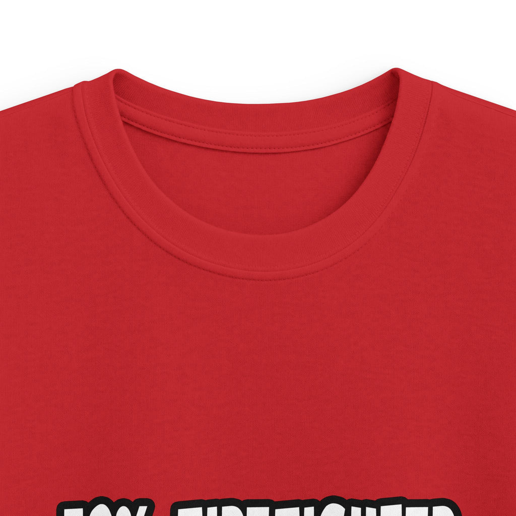 Half Firefighter ... Half Superhero - Kids Softstyle Tee