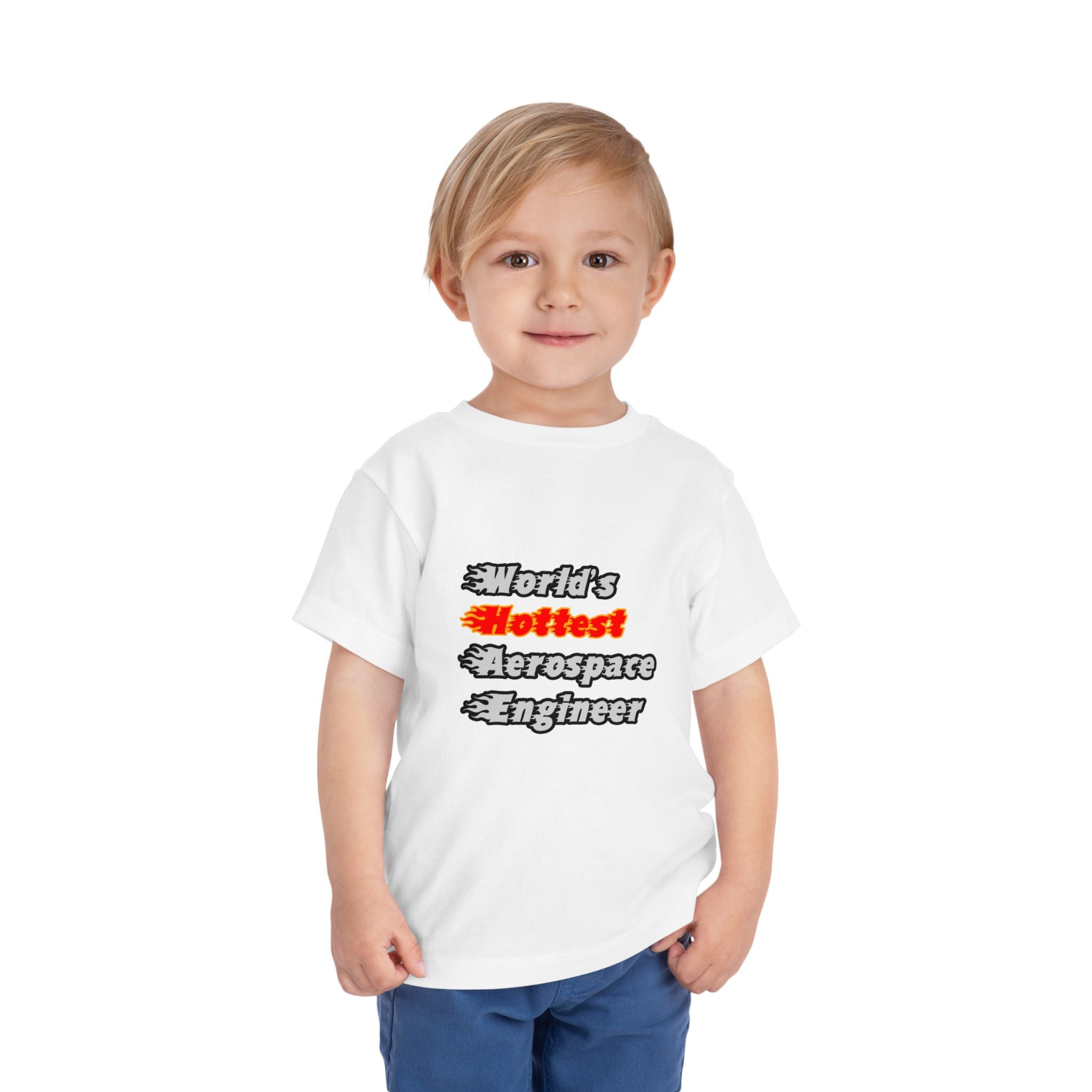 World's Hottest Aerospace Engineer - Toddler Short Sleeve Tee