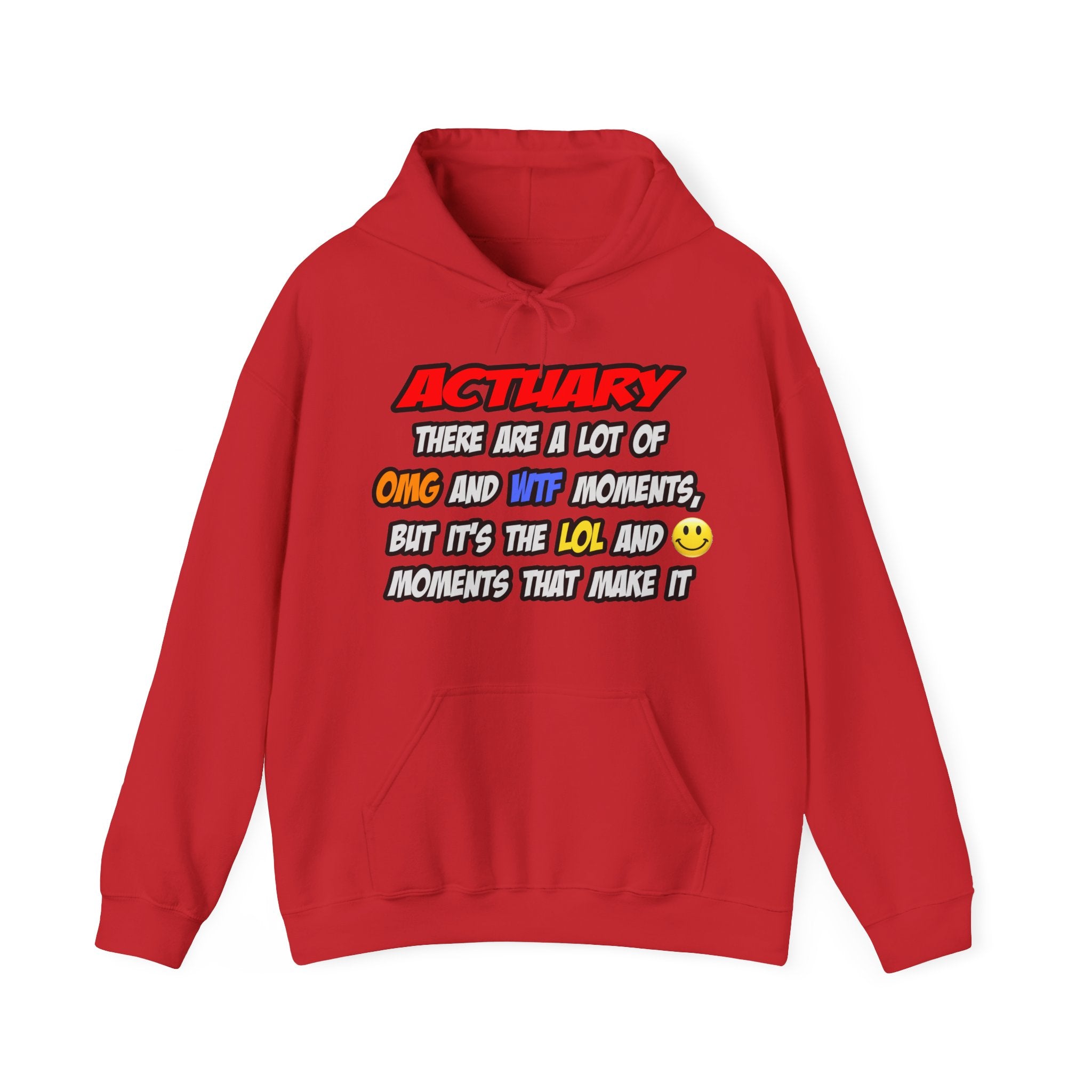 Actuary .. OMG WTF LOL - Unisex Heavy Blend™ Hooded Sweatshirt