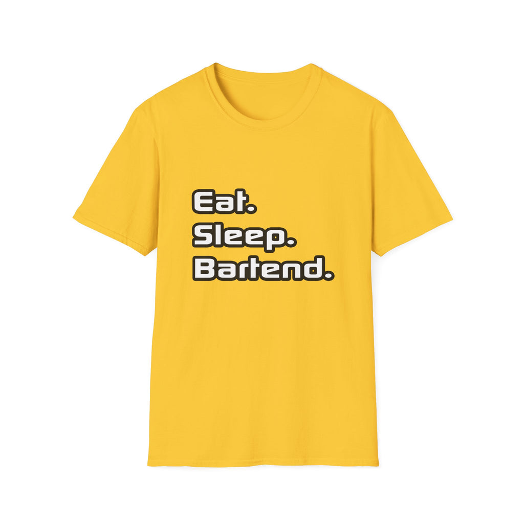 Eat. Sleep. Bartend - Unisex Softstyle T-Shirt
