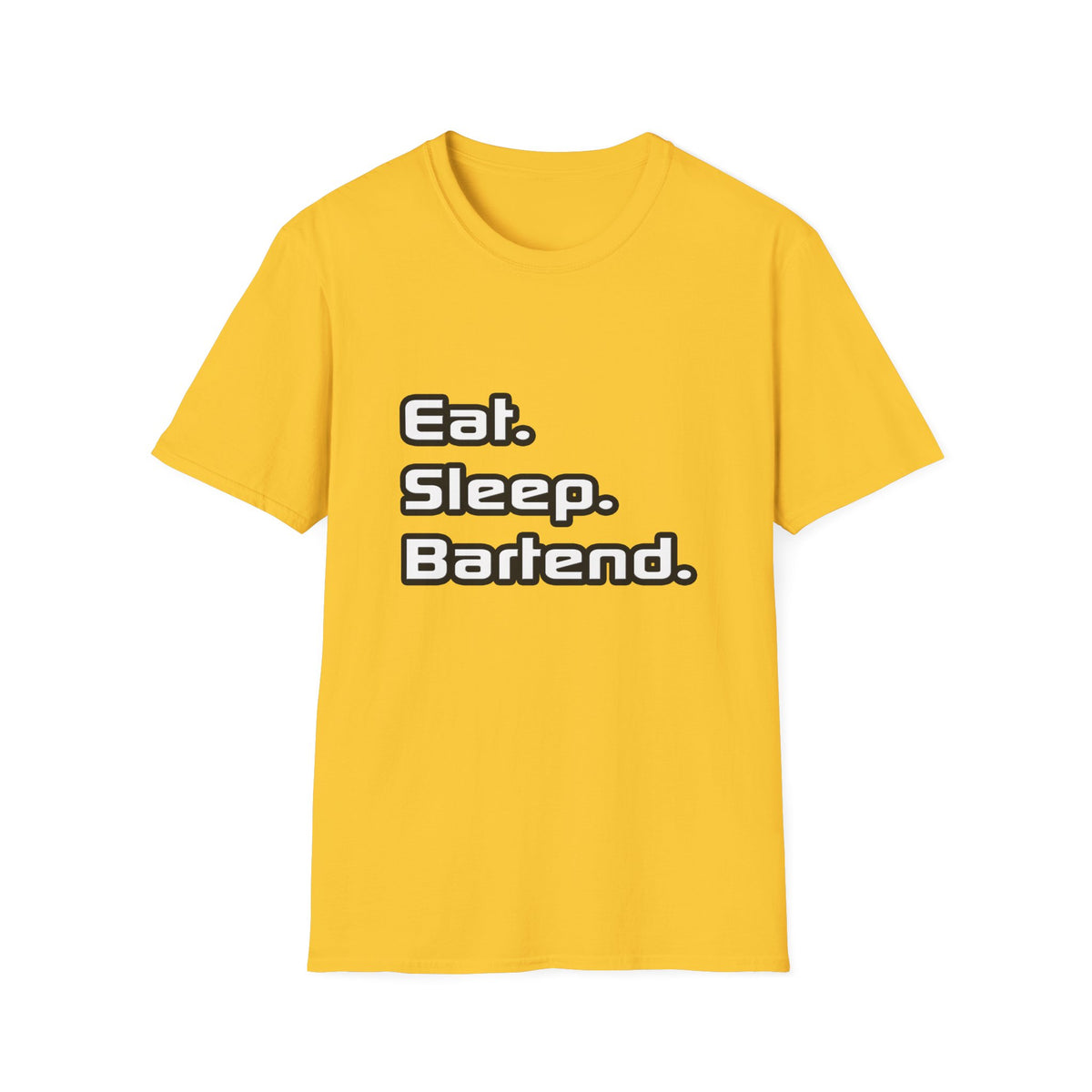 Eat. Sleep. Bartend - Unisex Softstyle T-Shirt