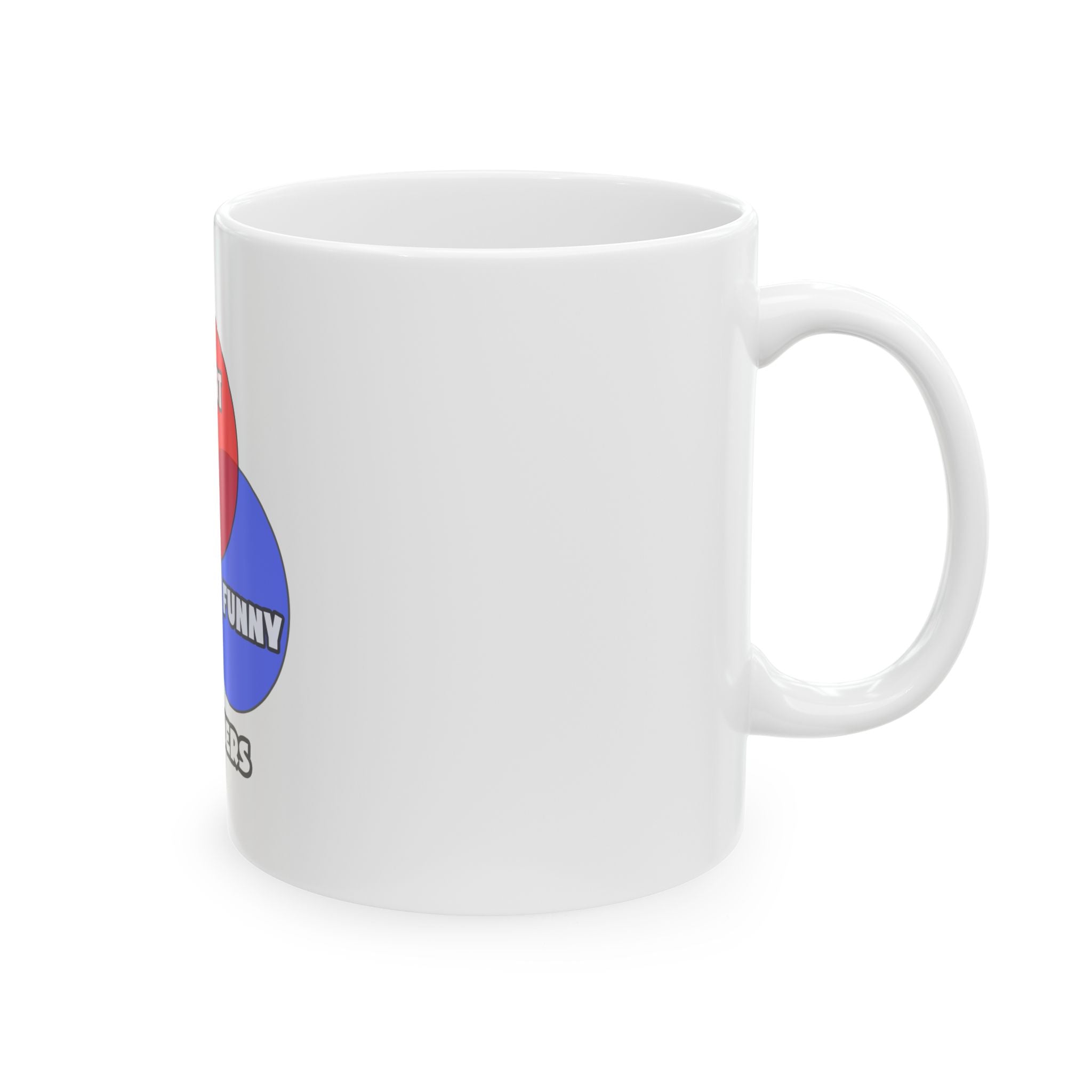 Venn Diagram .. Teachers - Ceramic Mug, (11oz, 15oz)