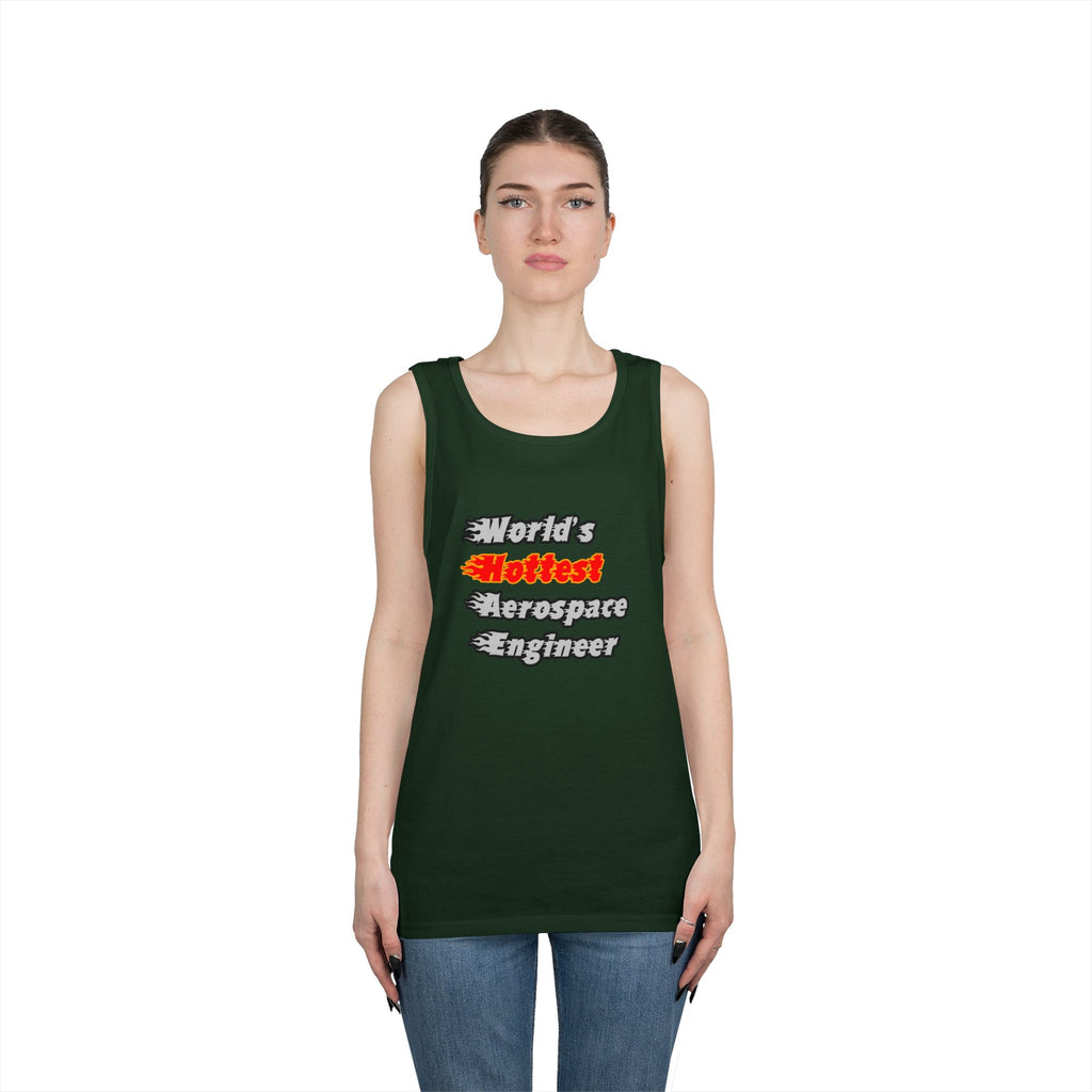 World's Hottest Aerospace Engineer - Unisex Heavy Cotton Tank Top