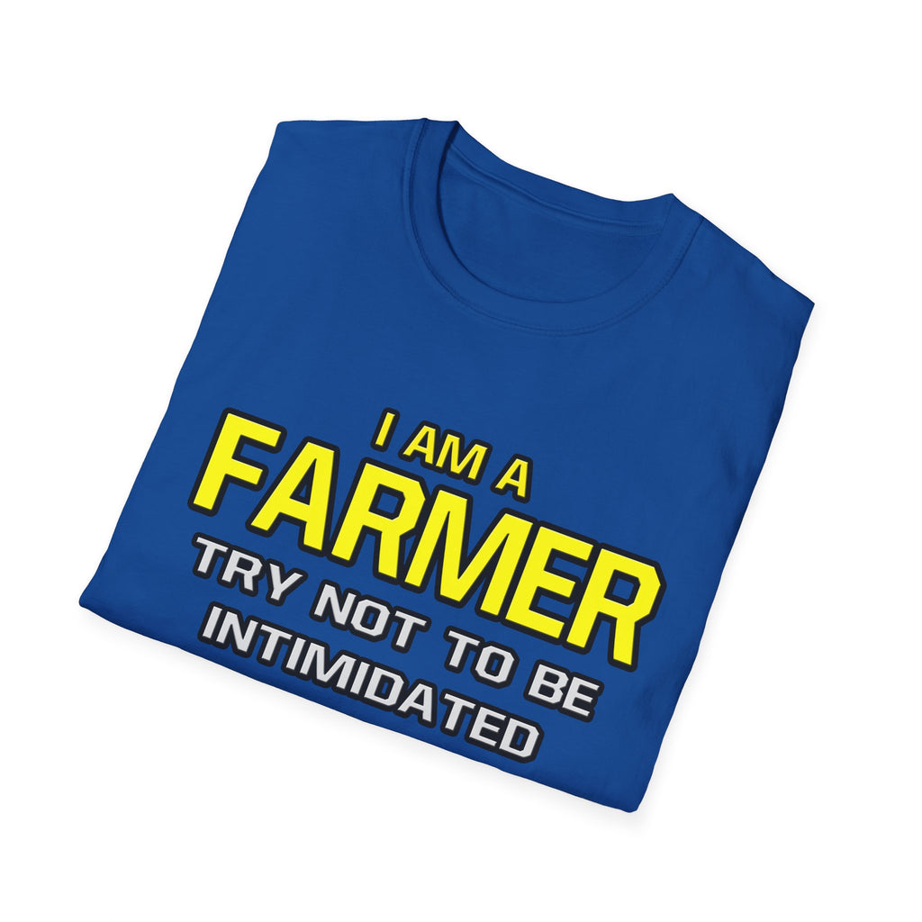 Farmer...Superior Intelligence - Unisex Softstyle T-Shirt