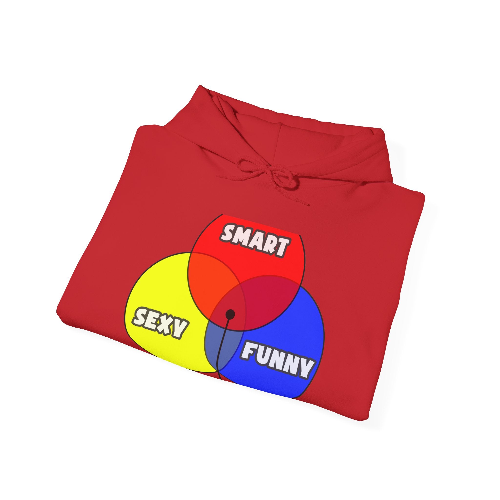 Venn Diagram .. Actuaries - Unisex Heavy Blend™ Hooded Sweatshirt