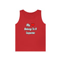 My Heart Belongs To A Carpenter - Unisex Heavy Cotton Tank Top
