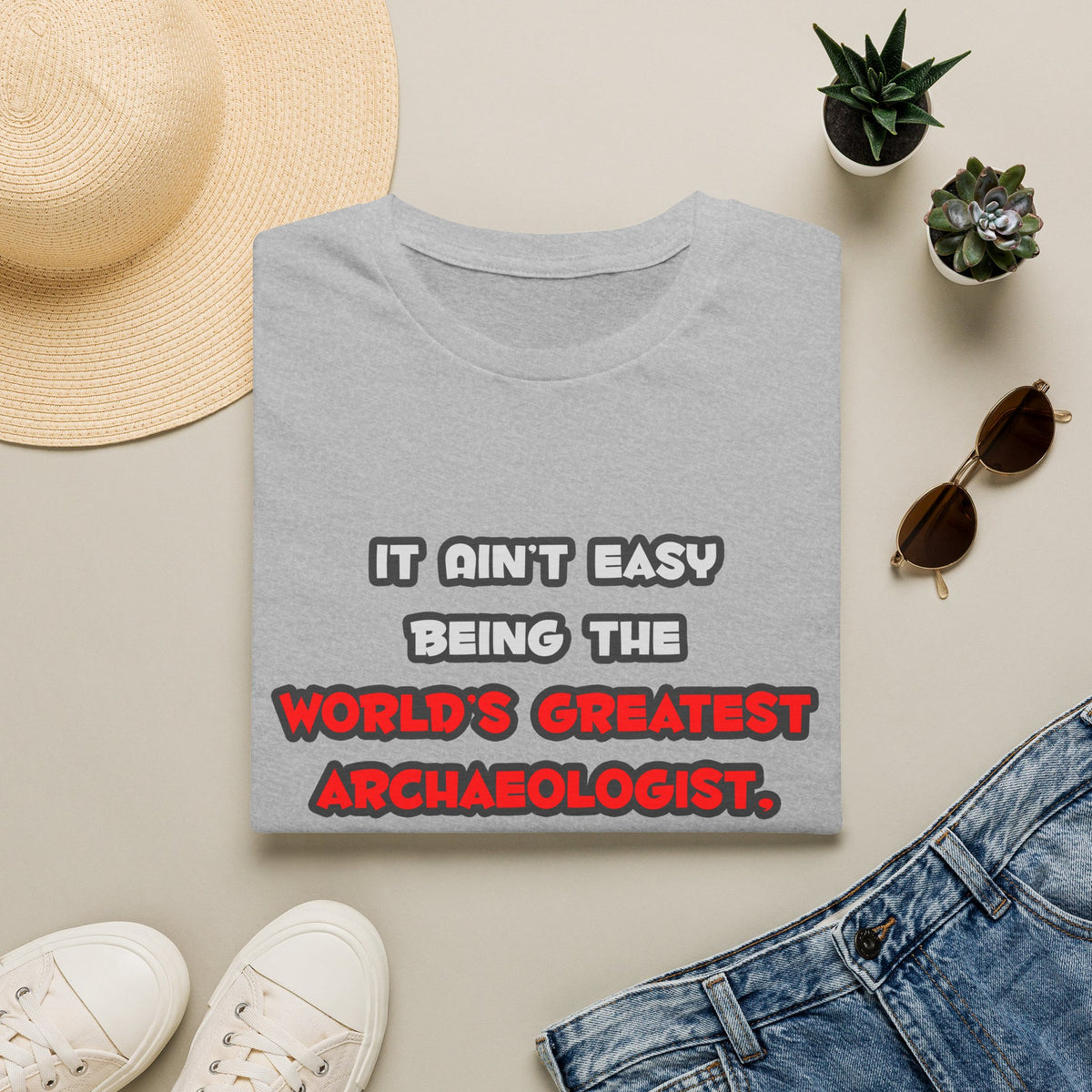 World's Greatest Archaeologist Joke - Unisex Softstyle T-Shirt