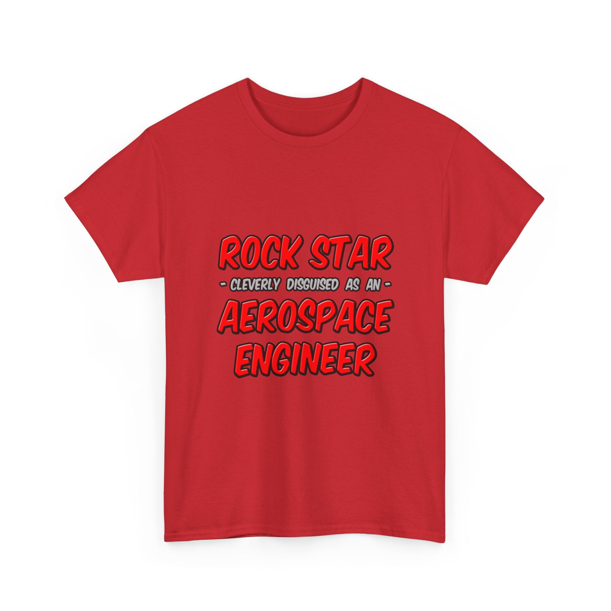 Rock Star...Aerospace Engineer - Unisex Heavy Cotton Tee