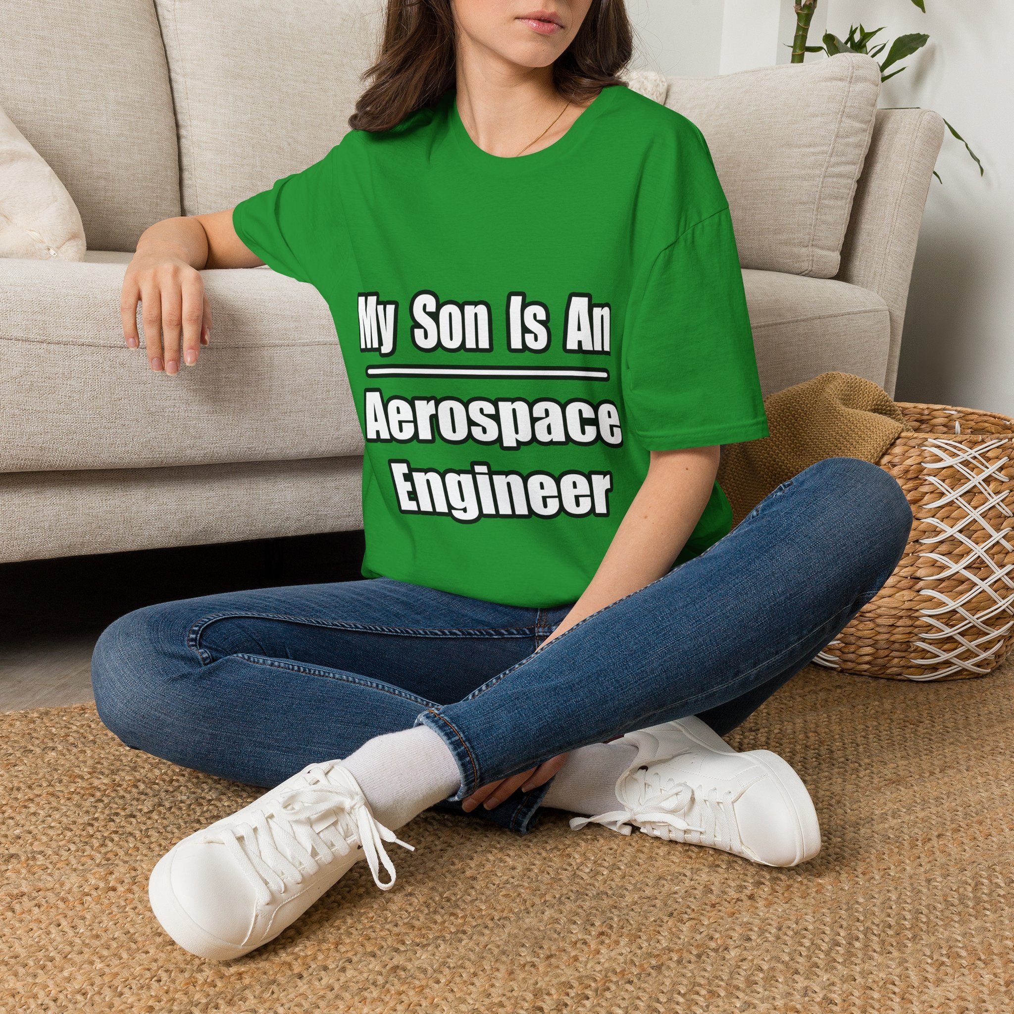 My Son Is An Aerospace Engineer - Unisex Softstyle T-Shirt