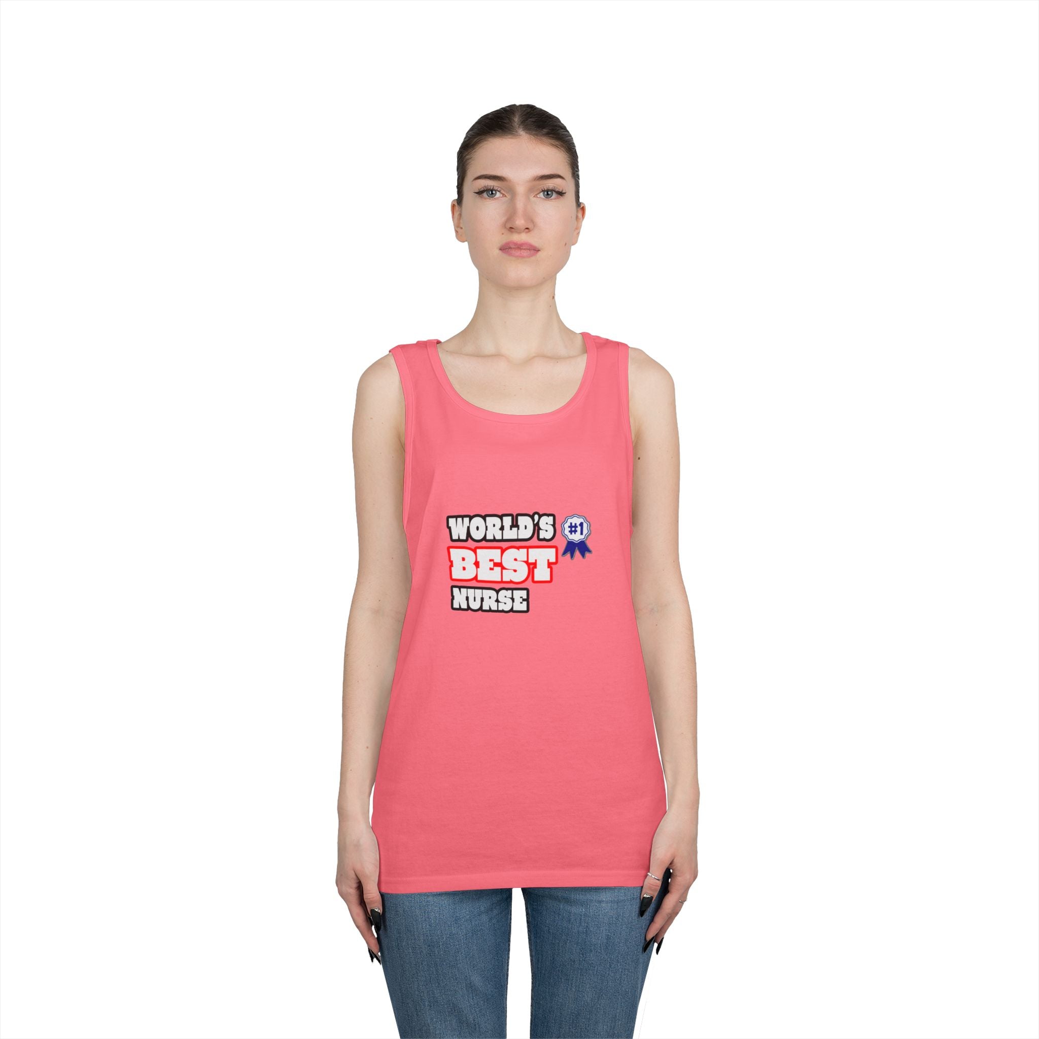 World's Best Nurse - Unisex Heavy Cotton Tank Top