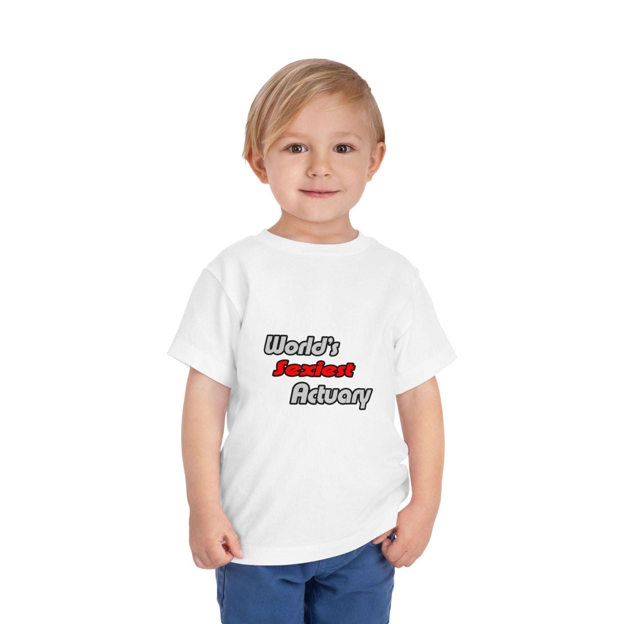 World's Sexiest Actuary - Toddler Short Sleeve Tee