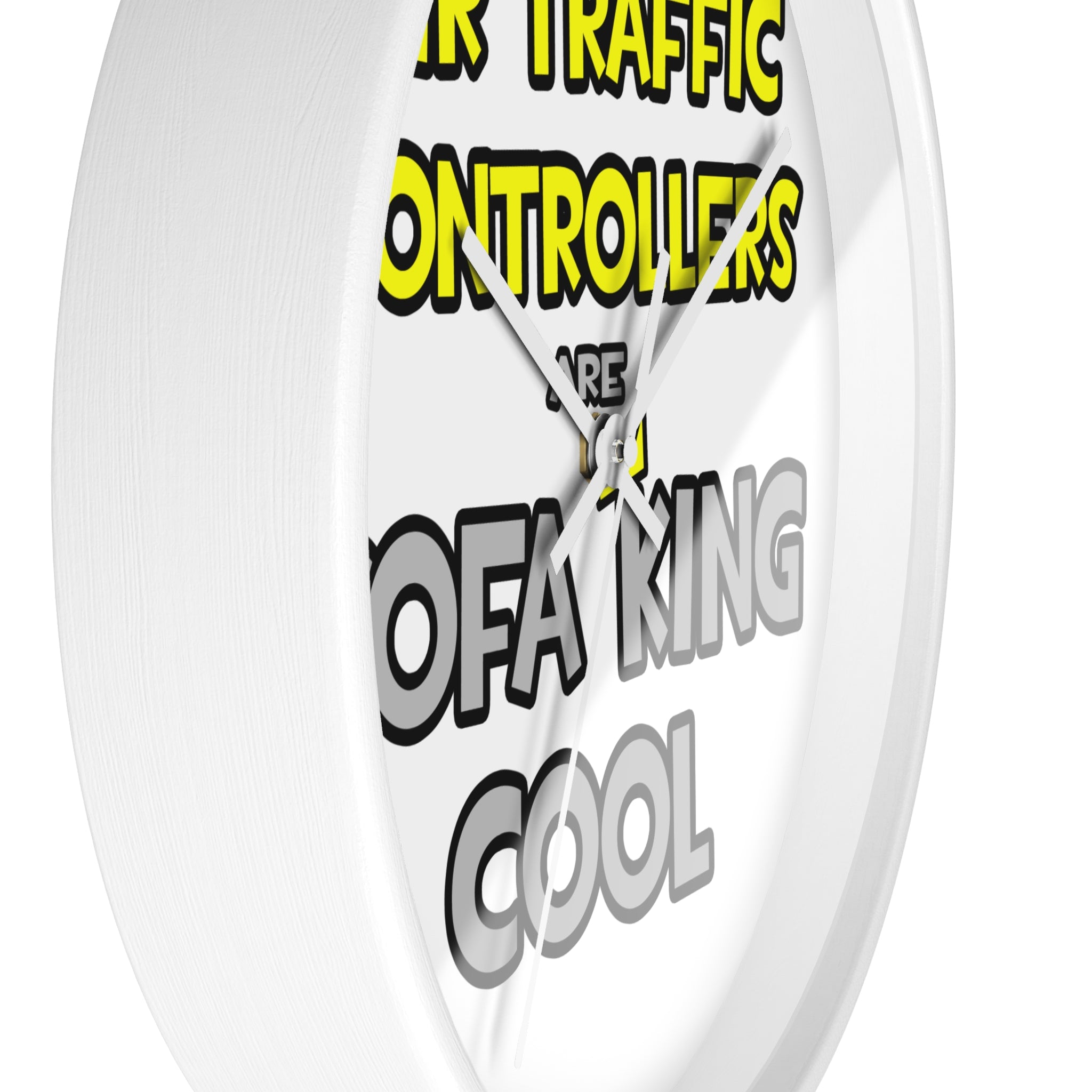 Air Traffic Controllers Are Sofa King Cool - Wall Clock