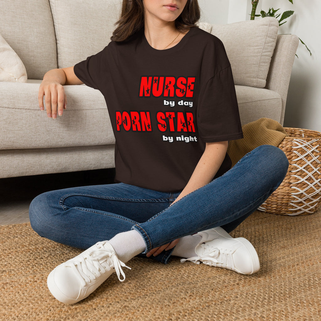 Nurse By Day...Porn Star By Night - Unisex Softstyle T-Shirt