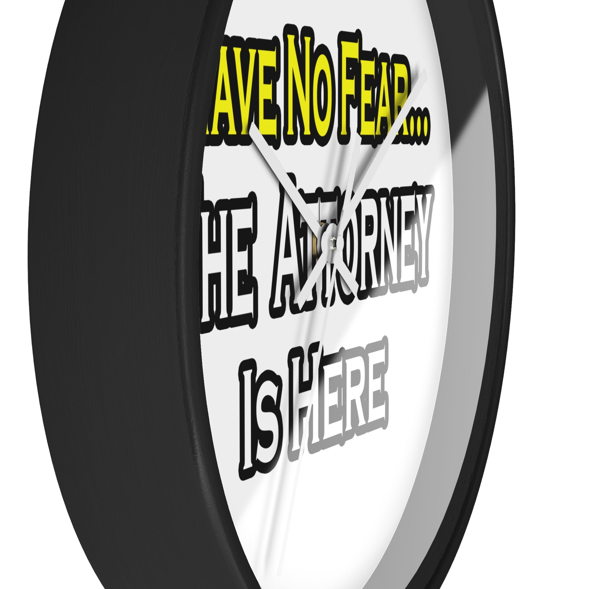 No Fear Attorney - Wall Clock