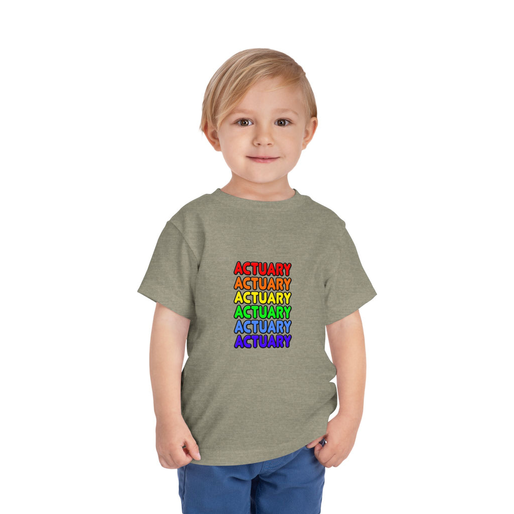 Rainbow Actuary - Toddler Short Sleeve Tee