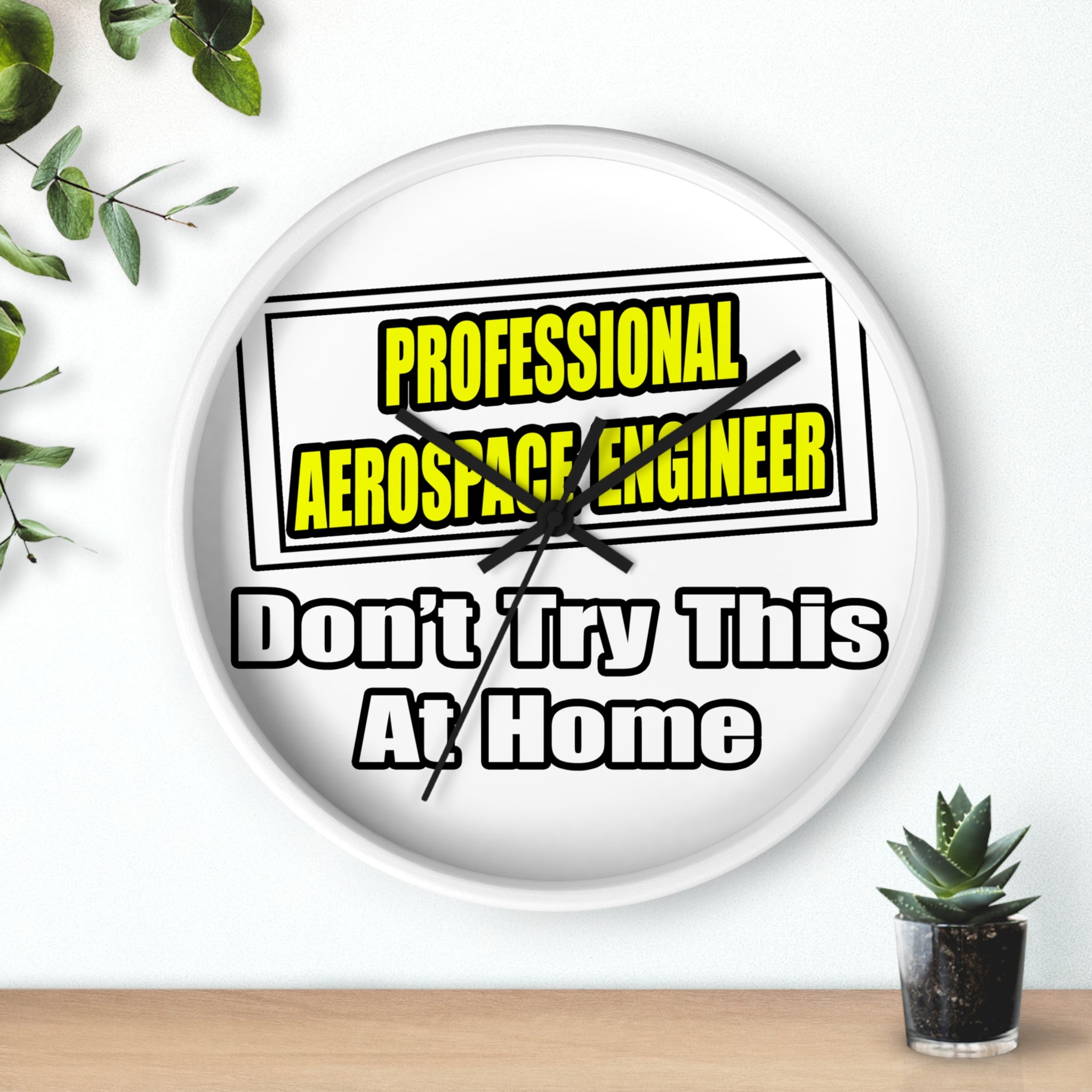 Professional Aerospace Engineer...Joke - Wall Clock