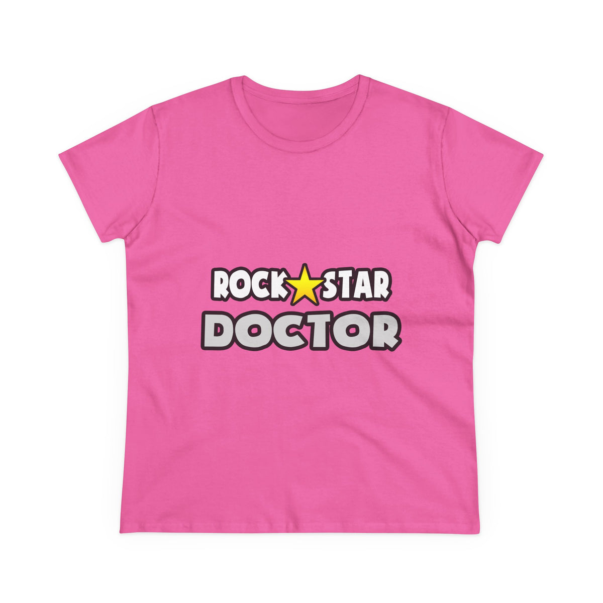 Rock Star Doctor (2) - Women's Midweight Cotton Tee