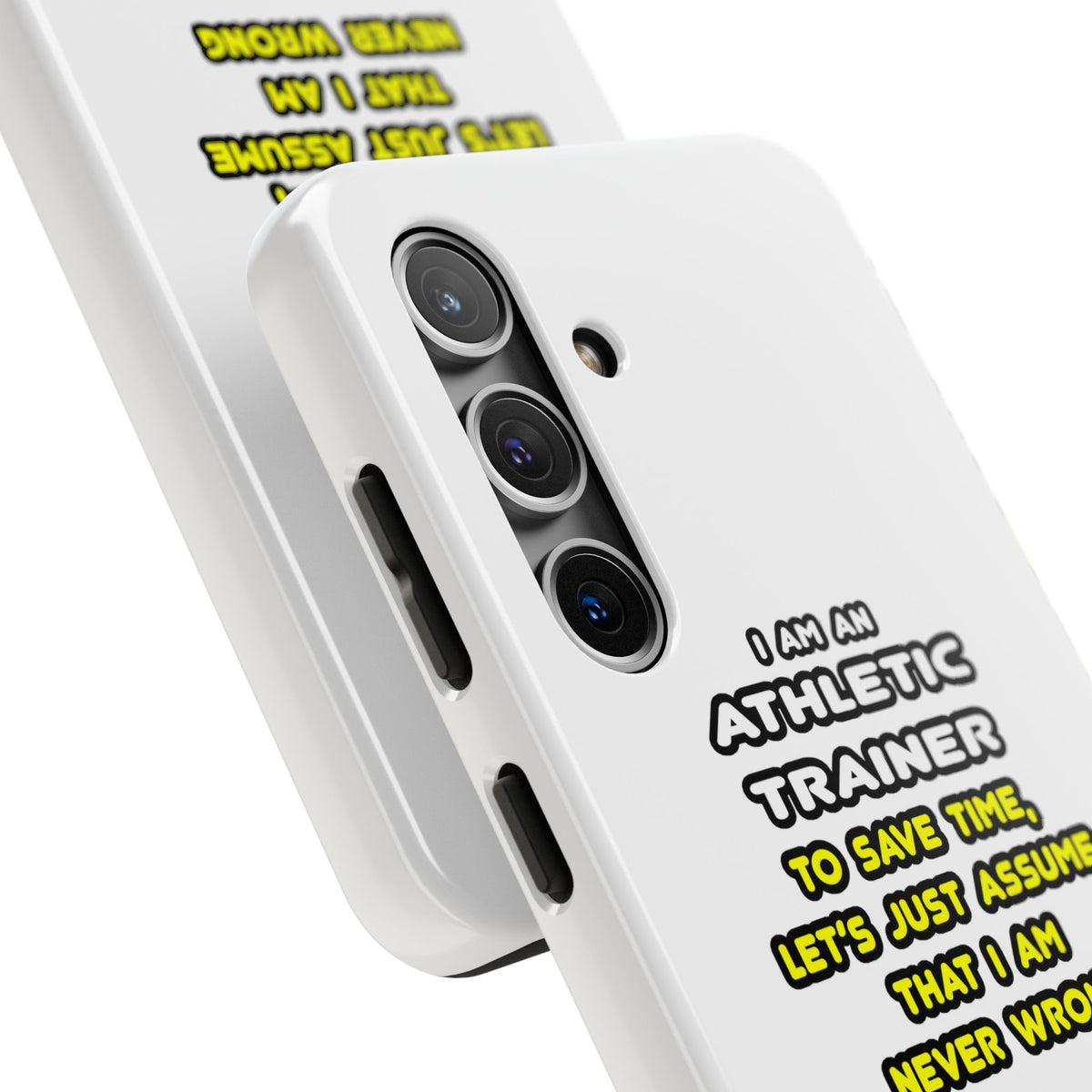Funny Athletic Trainer T Shirts - Tough Phone Cases