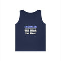 Engineer...Will Work For Beer - Unisex Heavy Cotton Tank Top