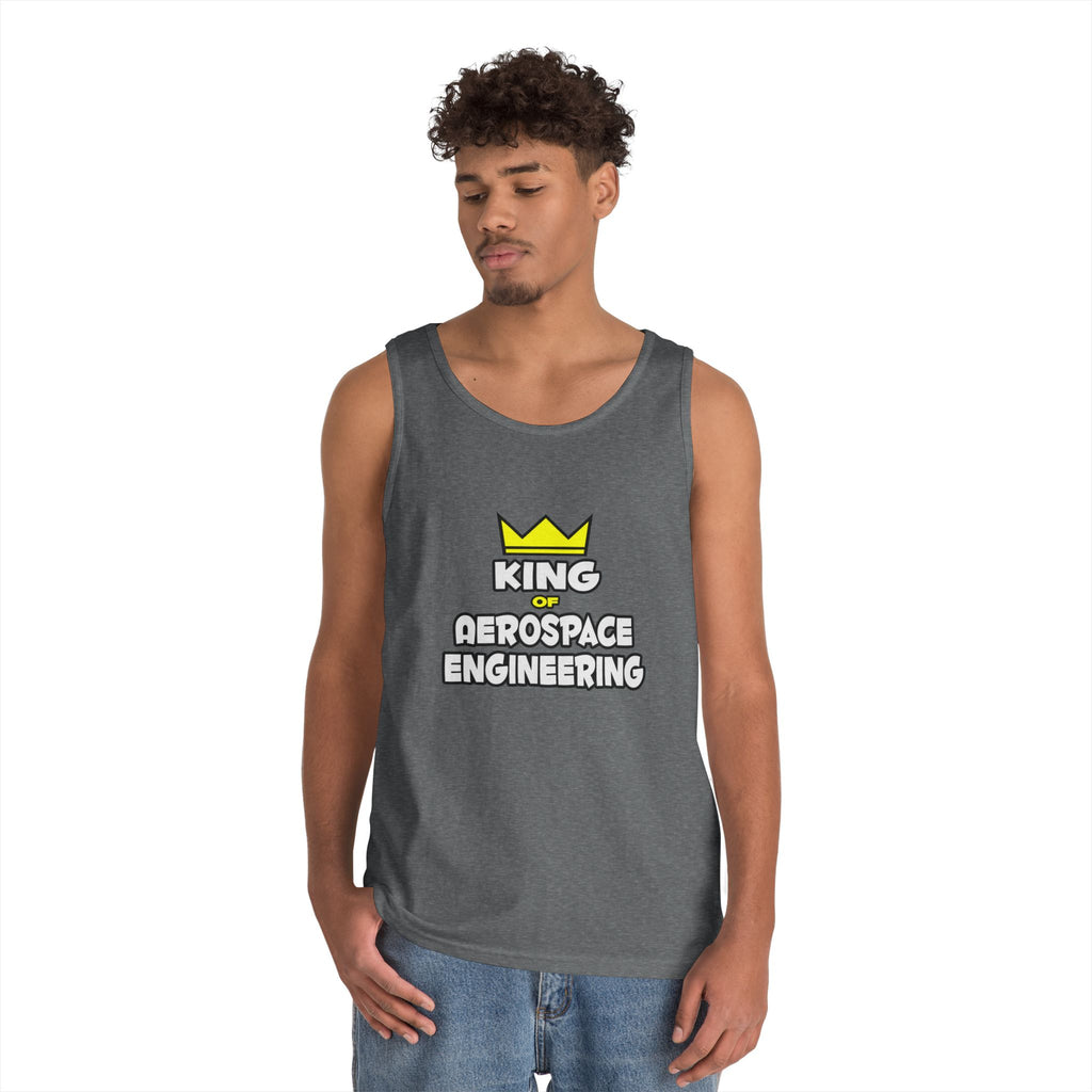 King of Aerospace Engineering - Unisex Heavy Cotton Tank Top