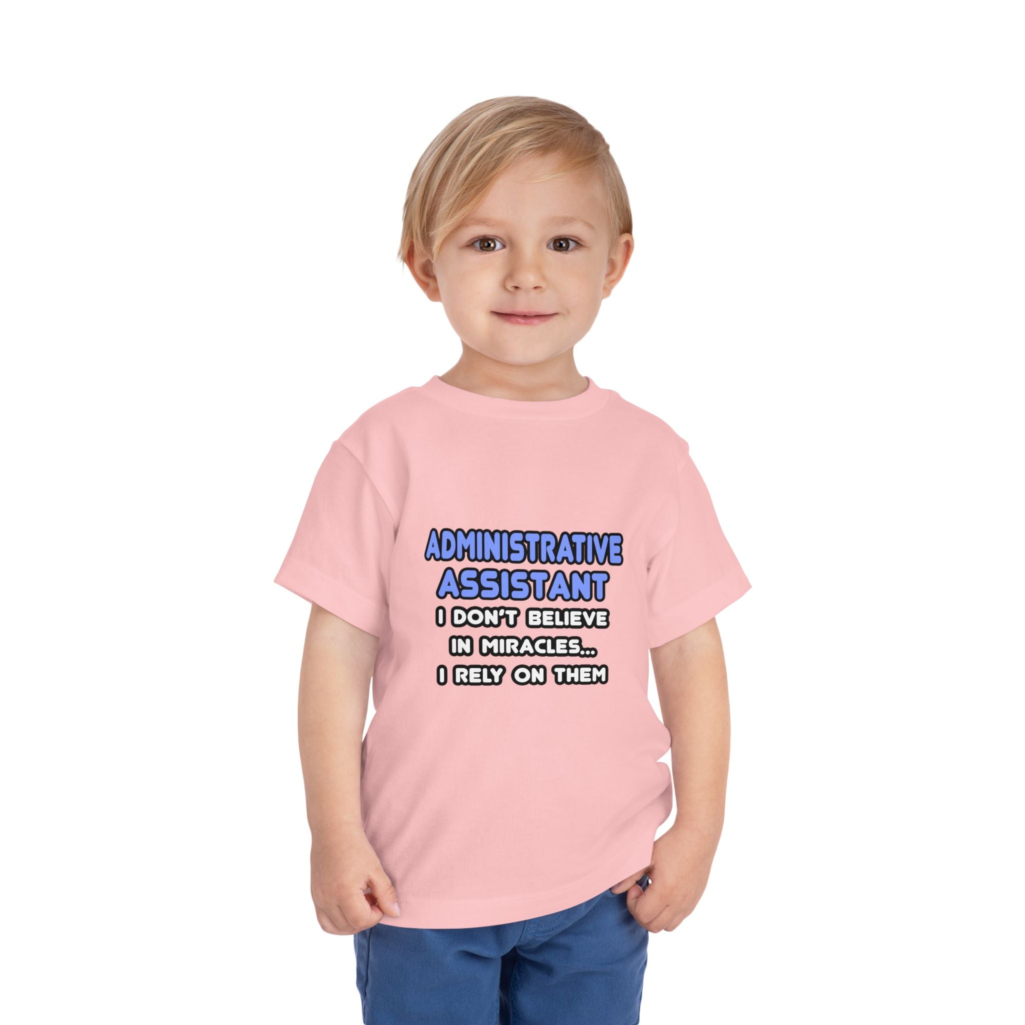 Miracles and Administrative Assistants - Toddler Short Sleeve Tee