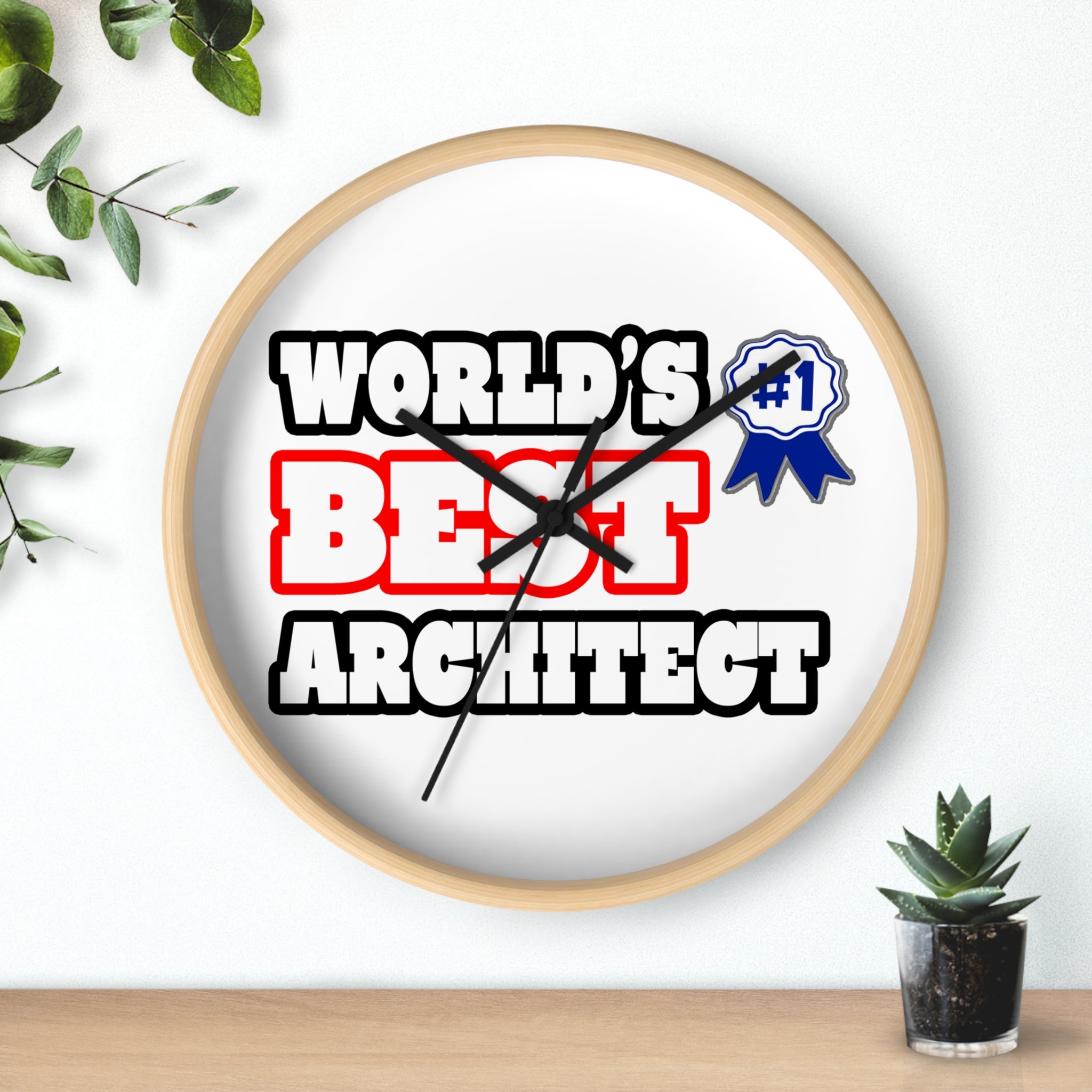 World's Best Architect - Wall Clock