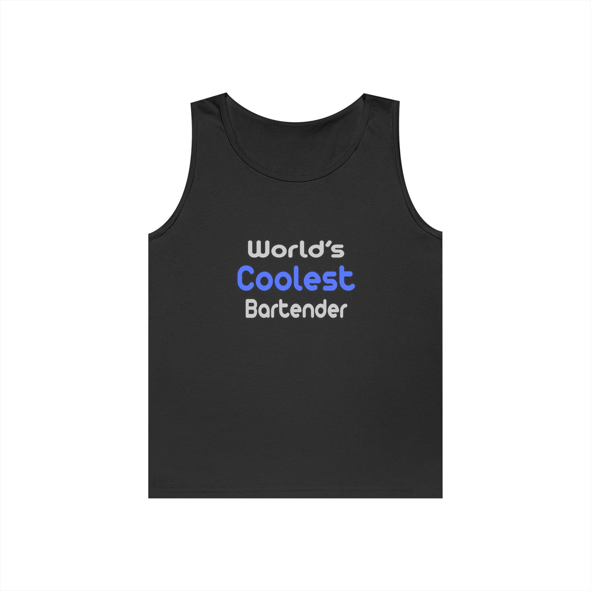 World's Coolest Bartender - Unisex Heavy Cotton Tank Top