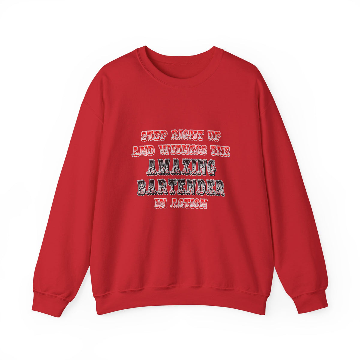 Witness The Amazing Bartender In Action - Unisex Heavy Blend™ Crewneck Sweatshirt