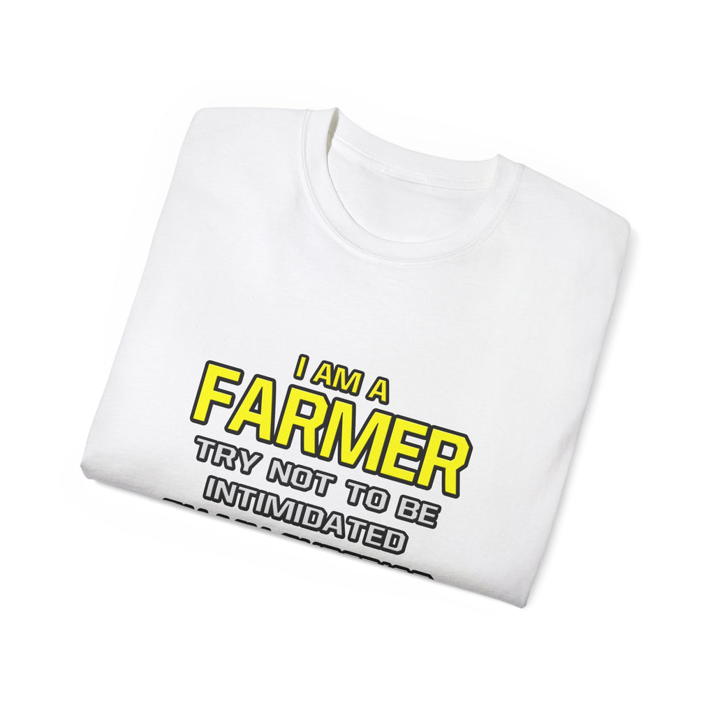 Farmer...Superior Intelligence - Unisex Ultra Cotton Tee