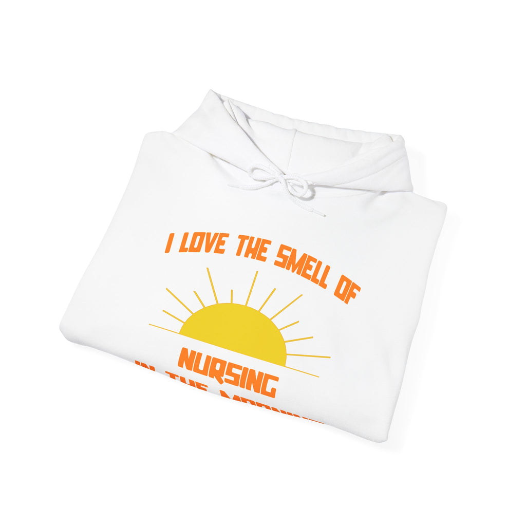 Smell of Nursing in the Morning - Unisex Heavy Blend™ Hooded Sweatshirt
