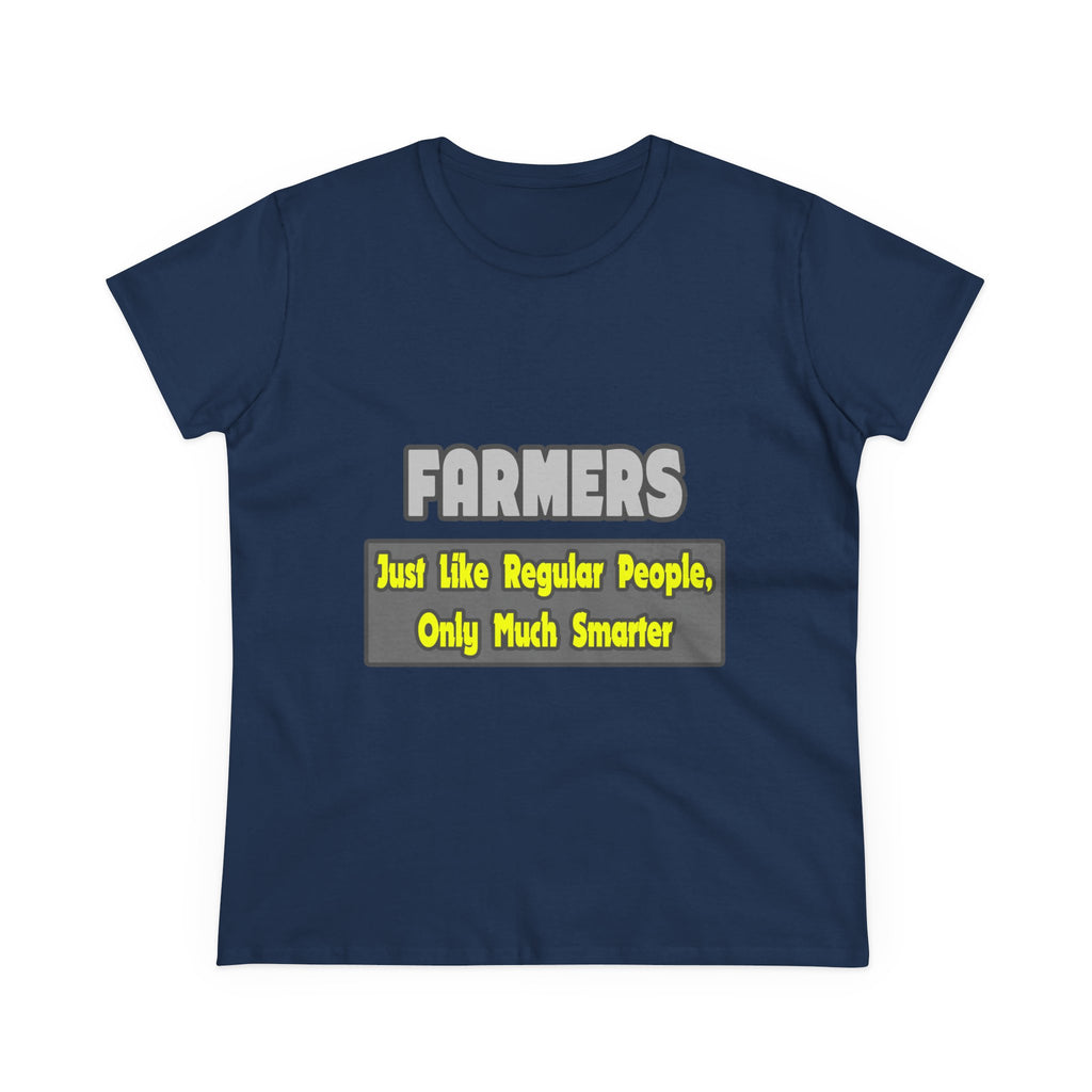 Farmers...Smarter - Women's Midweight Cotton Tee