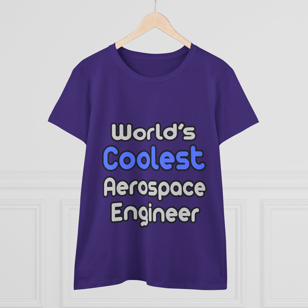 World's Coolest Aerospace Engineer - Women's Midweight Cotton Tee