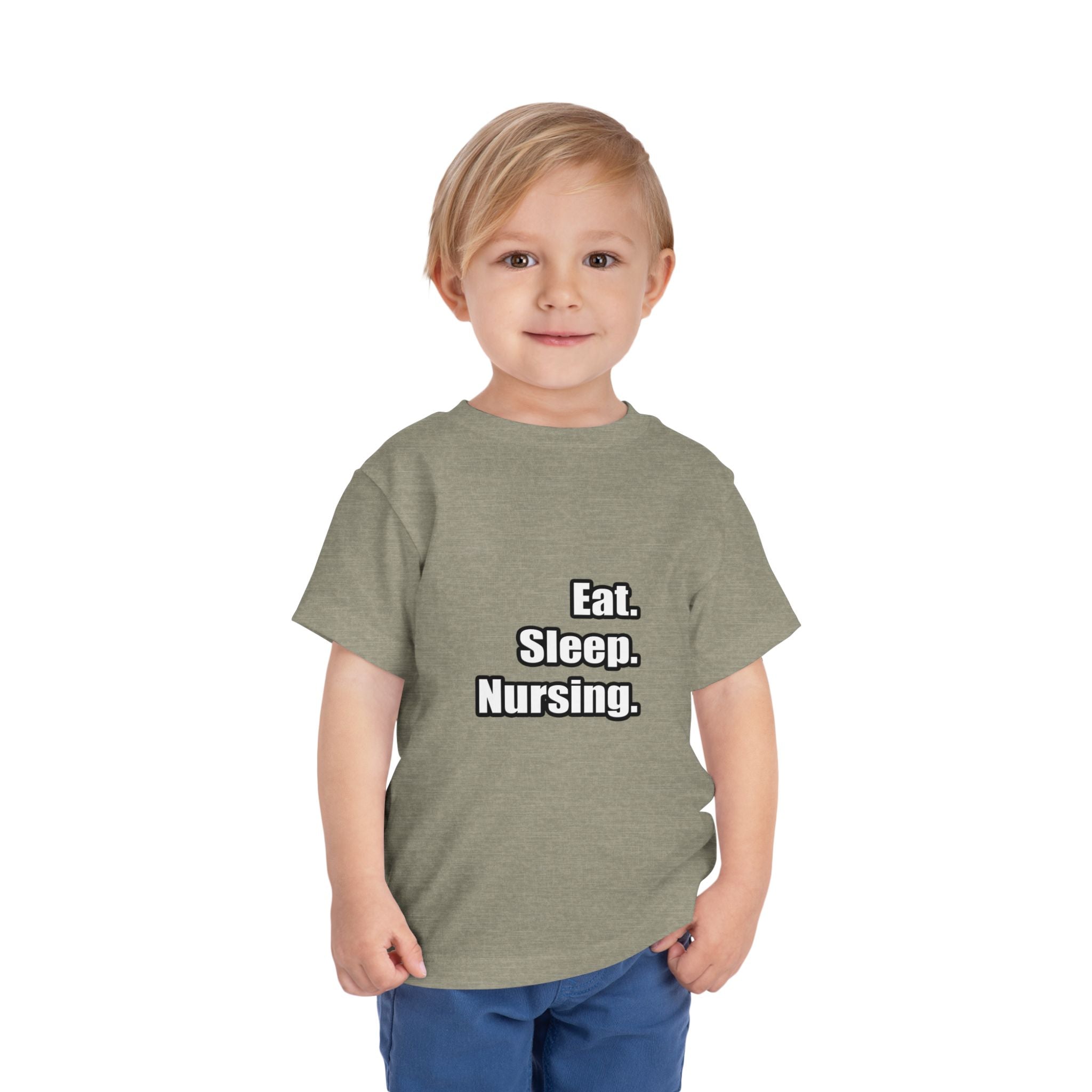 Eat. Sleep. Nursing. - Toddler Short Sleeve Tee