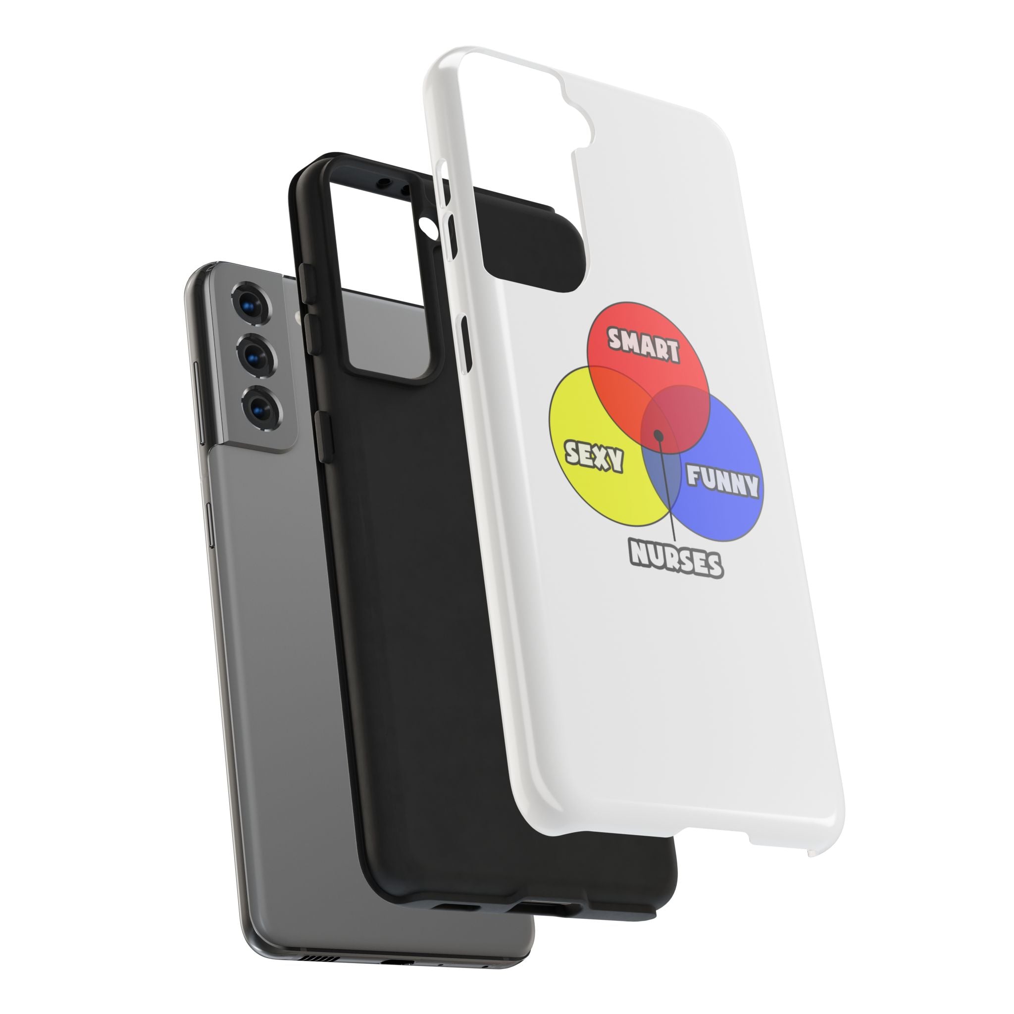 Venn Diagram .. Nurses - Tough Phone Cases