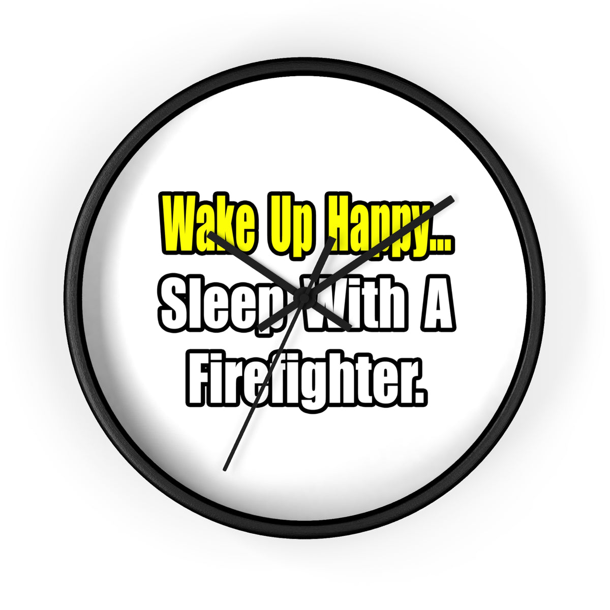 Sleep With Firefighter - Wall Clock
