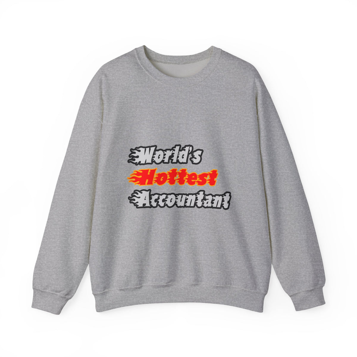 World's Hottest Accountant - Unisex Heavy Blend™ Crewneck Sweatshirt