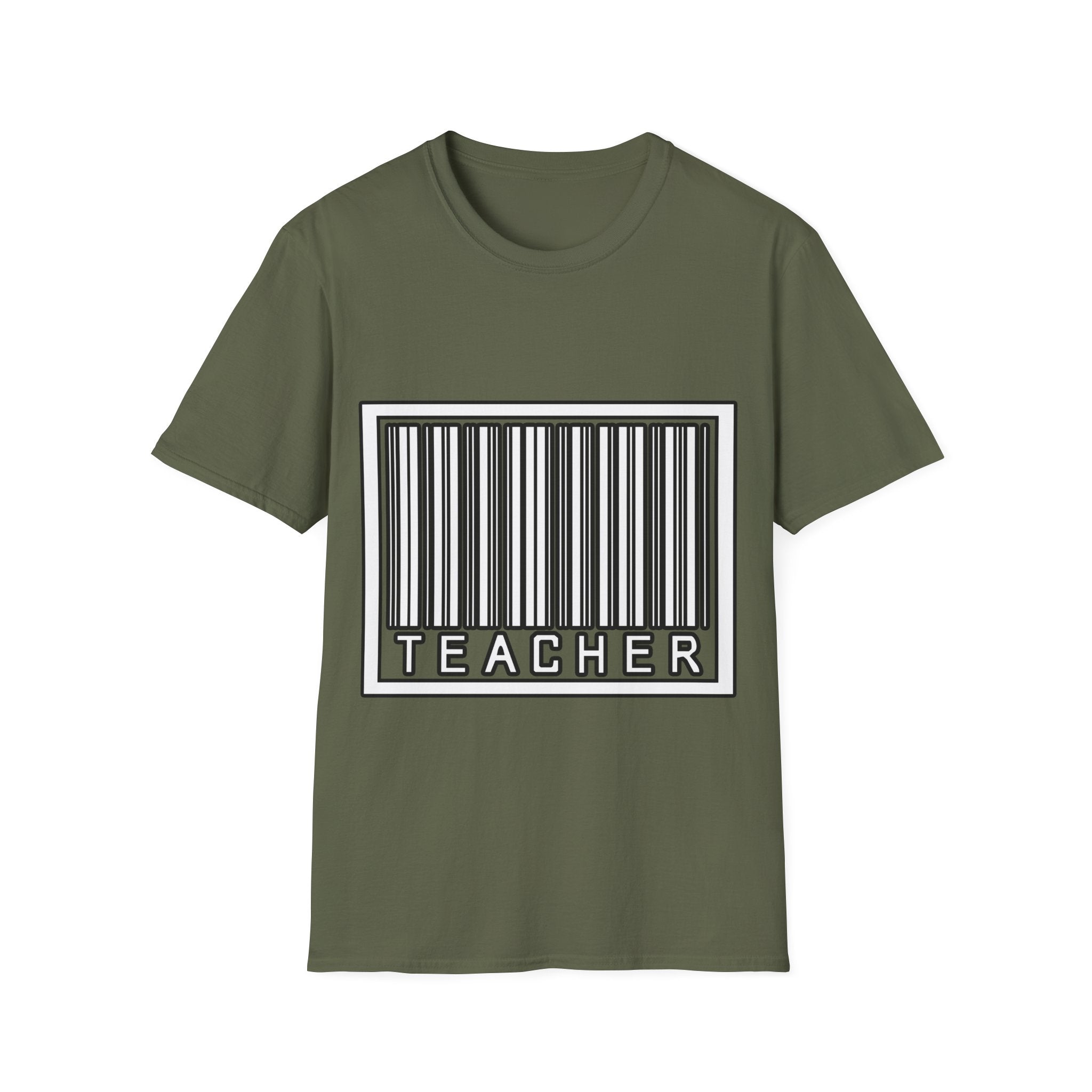 Barcode Teacher - Unisex Softstyle T-Shirt