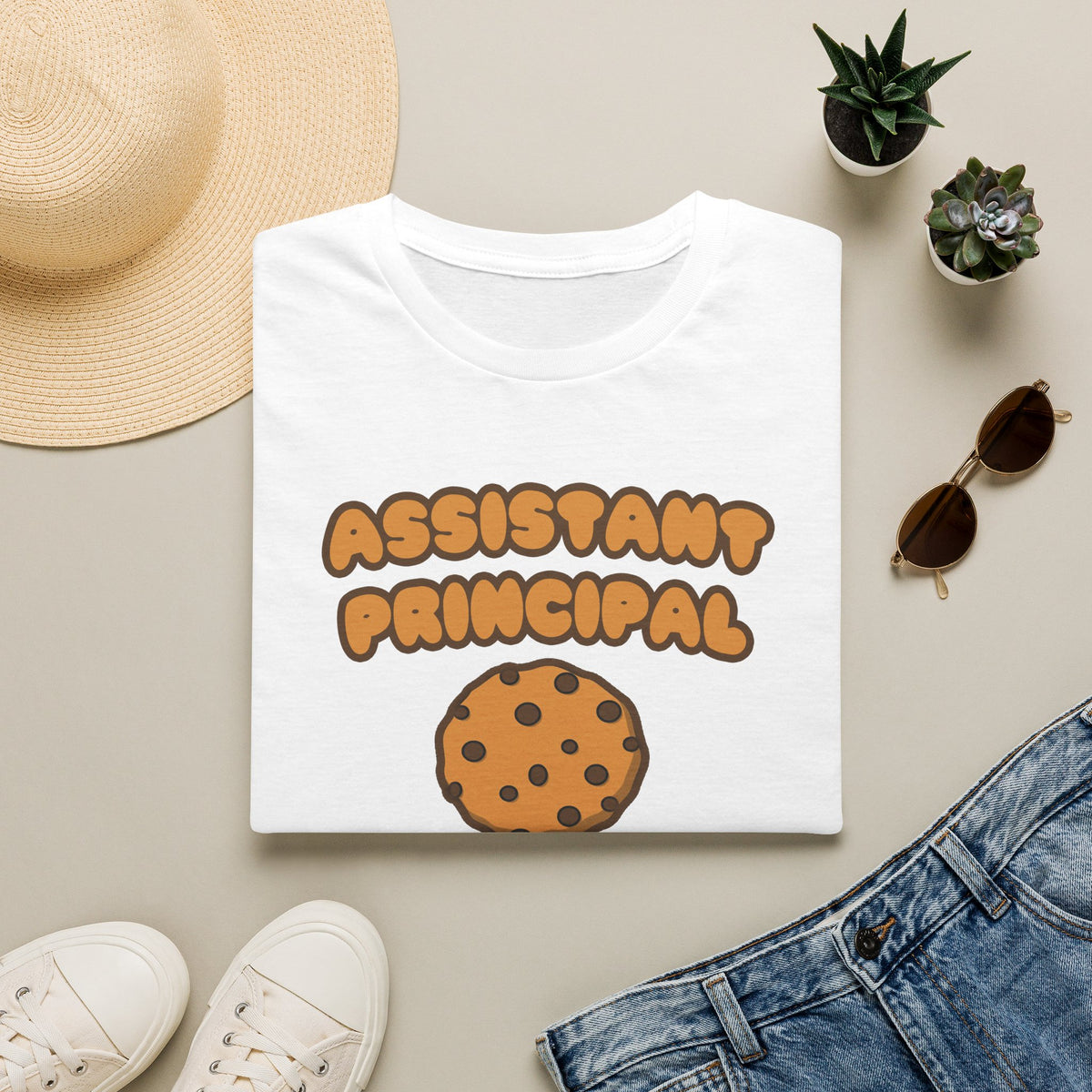 Assistant Principal  .. Will Work for Cookies - Unisex Softstyle T-Shirt