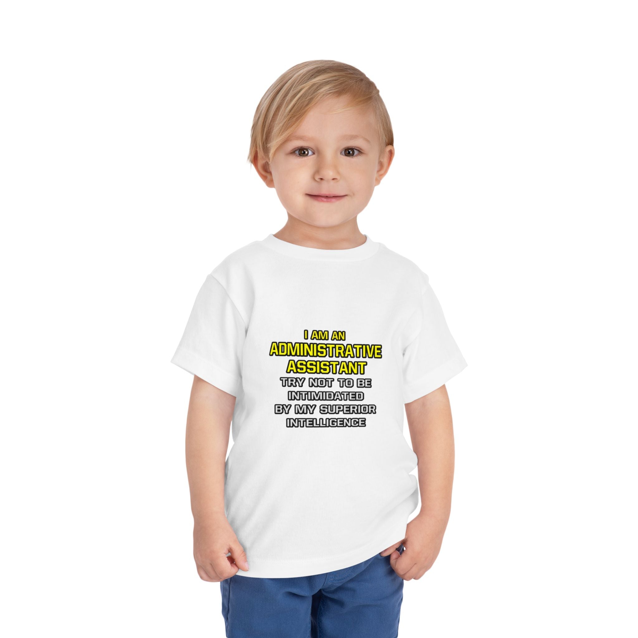 Administrative Assistant...Superior Intelligence - Toddler Short Sleeve Tee