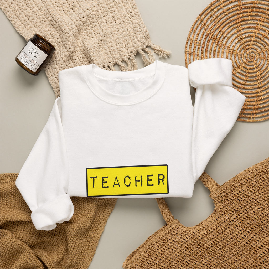 Teacher...Hardest Job You'll Ever Love - Unisex Heavy Blend™ Crewneck Sweatshirt