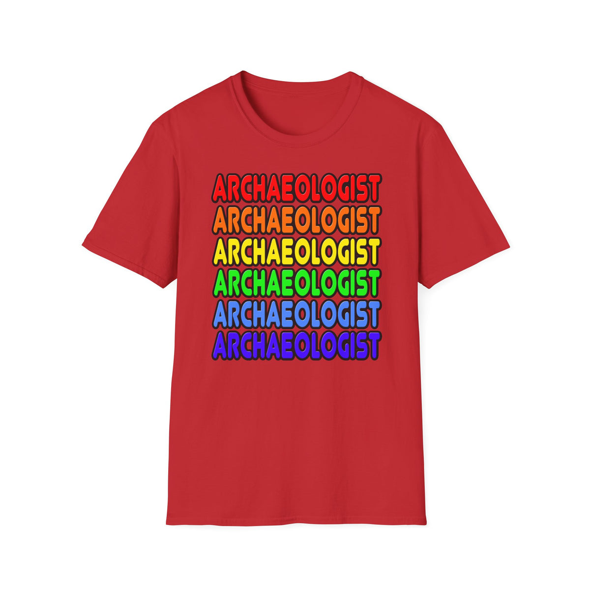 Rainbow Archaeologist - Unisex Softstyle T-Shirt