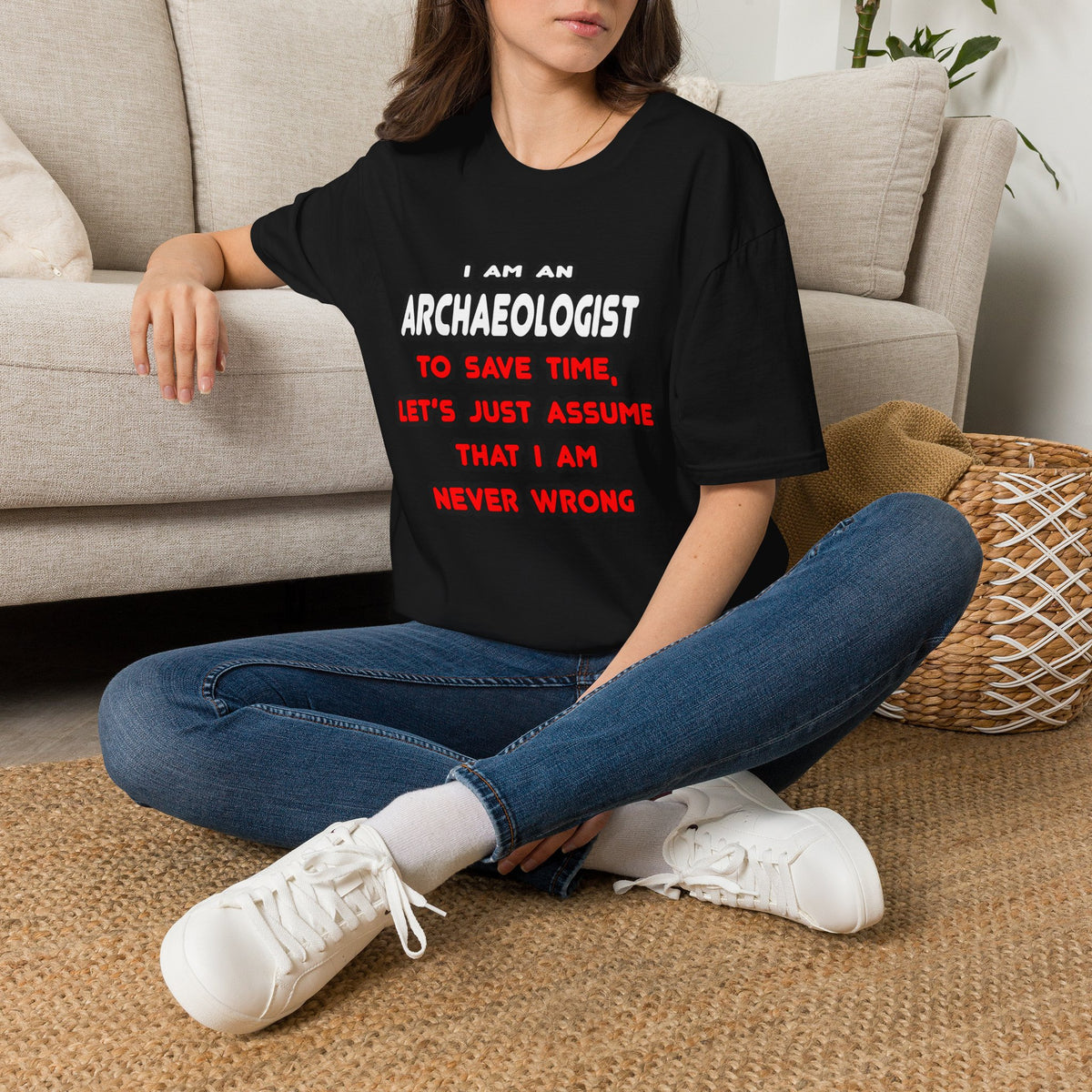Funny Archaeologist T Shirts and Gifts - Unisex Softstyle T-Shirt