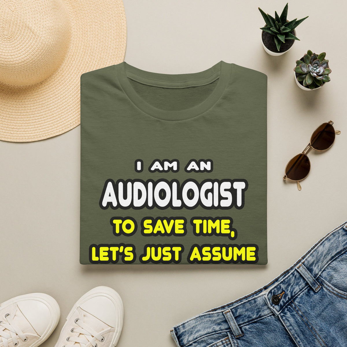 Funny Audiologist T Shirts and Gifts - Unisex Softstyle T-Shirt