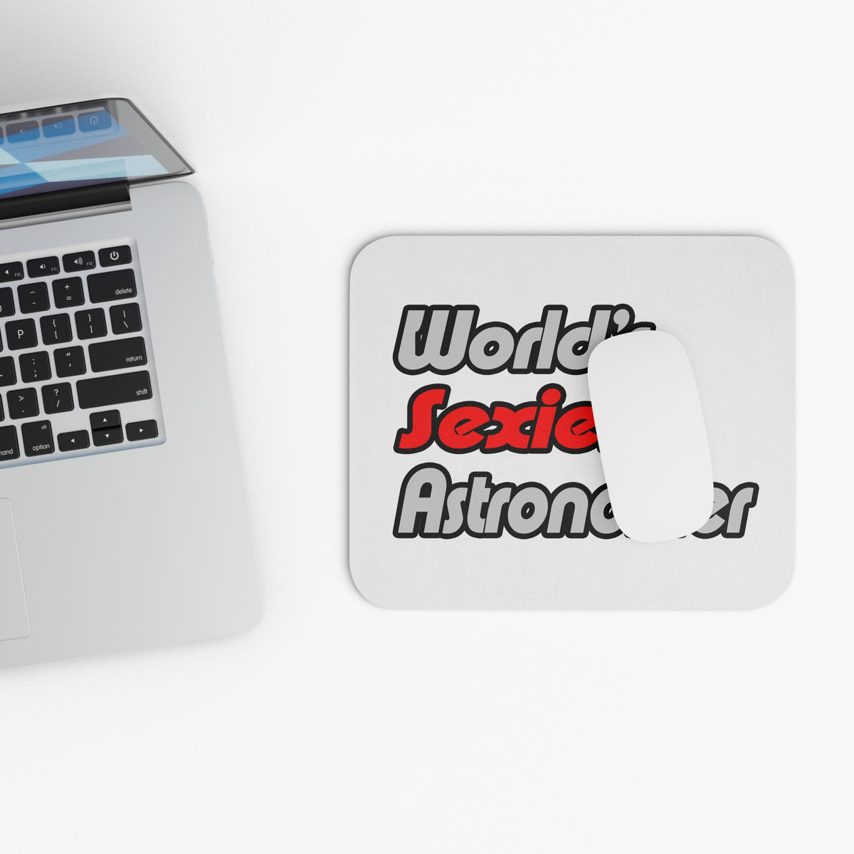 World's Sexiest Astronomer - Mouse Pad (Rectangle)