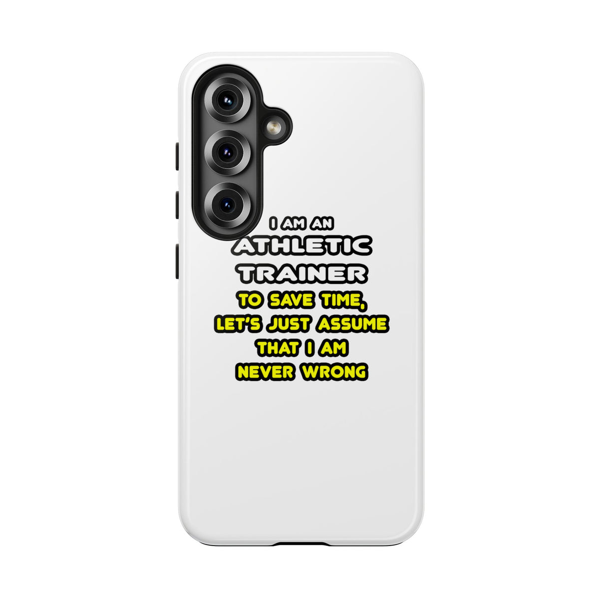 Funny Athletic Trainer T Shirts - Tough Phone Cases