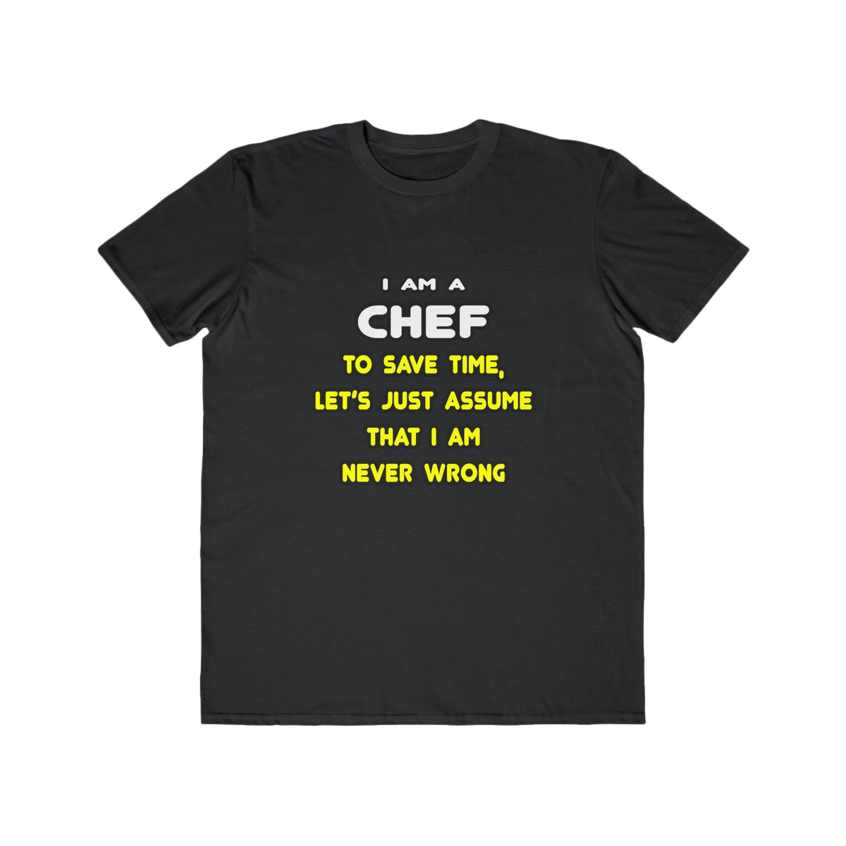 Funny Chef T Shirts and Gifts - Men's Lightweight Fashion Tee