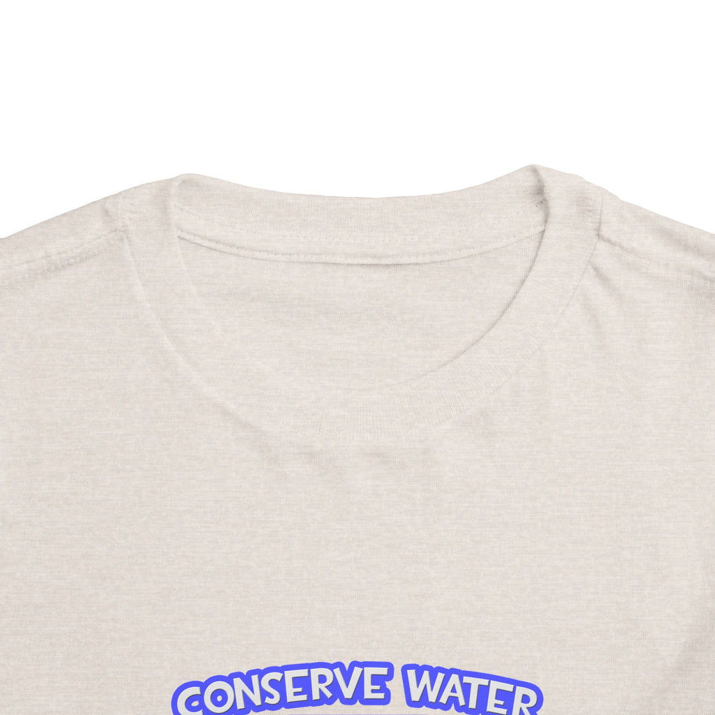 Conserve Water .. Shower With Aerospace Engineer - Toddler Short Sleeve Tee