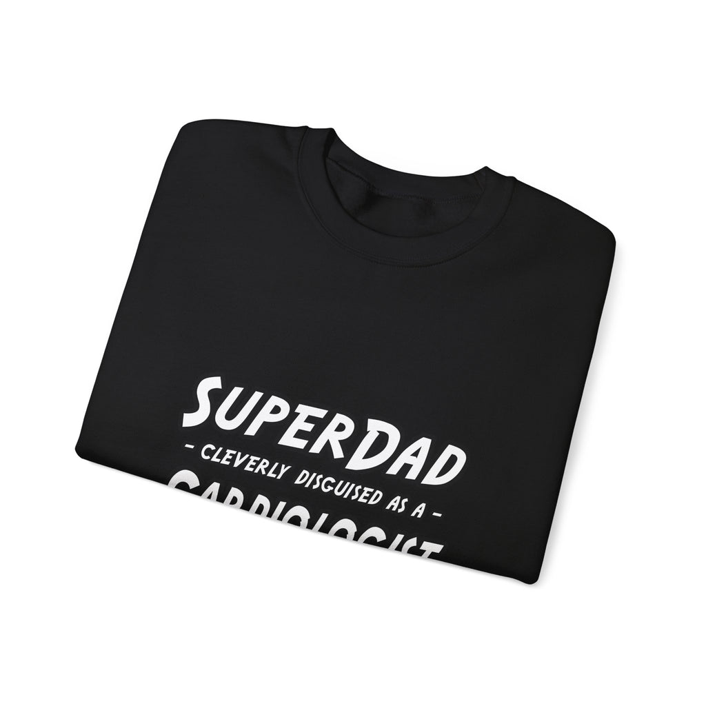 SuperDad...Cardiologist - Unisex Heavy Blend™ Crewneck Sweatshirt