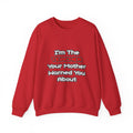 Teacher...Mother Warned You About - Unisex Heavy Blend™ Crewneck Sweatshirt